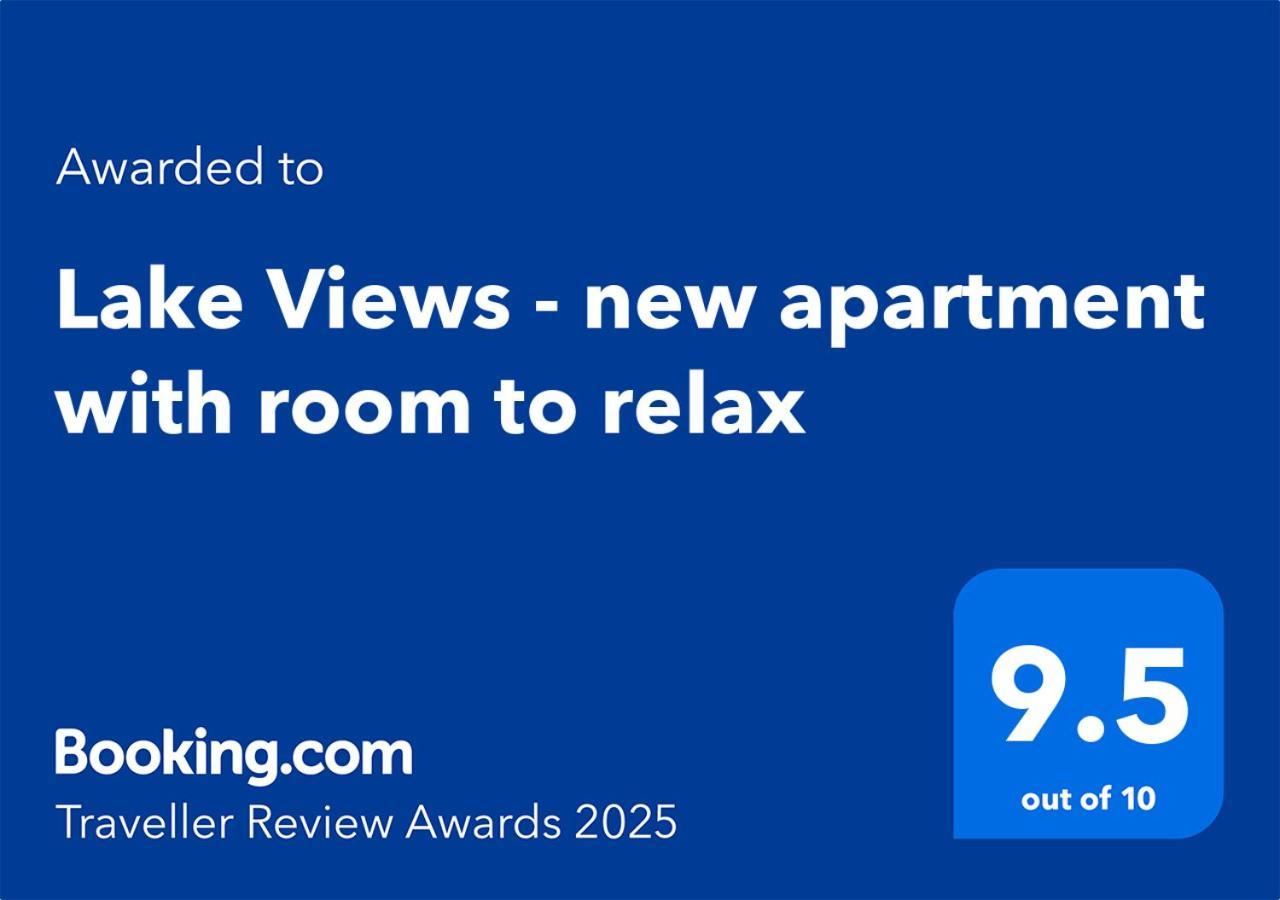 Lake Views - New Apartment With Room To Relax 와나카 외부 사진